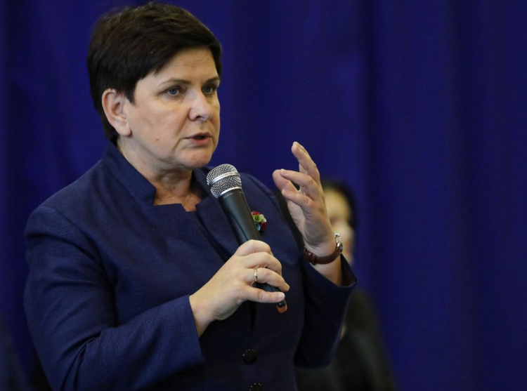 Wicepremier, przewodnicząca Komitetu Społecznego Rady Ministrów Beata Szydło. Fot. PAP/G. Momot