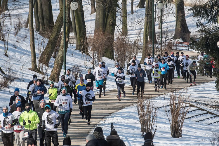 Bieg Pamięci Żołnierzy Wyklętych Tropem Wilczym w Lublinie. 03.2018. Fot. PAP/W. Pacewicz