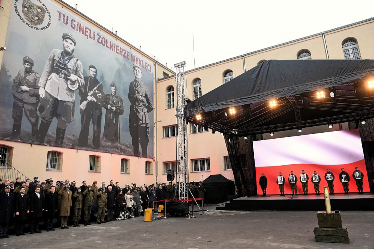 Uroczystości w Muzeum Żołnierzy Wyklętych i Więźniów Politycznych PRL w ramach obchodów Narodowego Dnia Pamięci Żołnierzy Wyklętych. 01.03.2019. Fot. PAP/R. Pietruszka