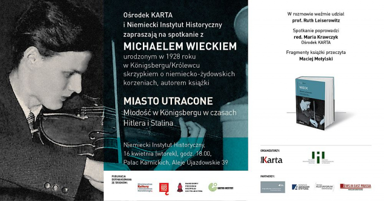 Spotkanie z Michaelem Wieckiem w Niemieckim Instytucie Historycznym w Warszawie