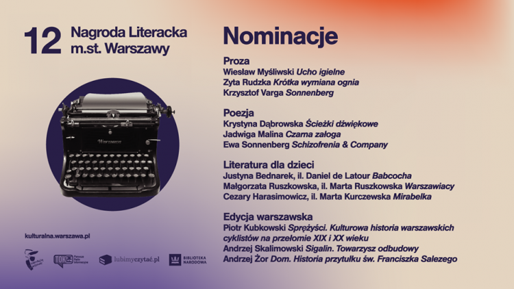 Źródło: Nagroda Literacka m.st. Warszawy