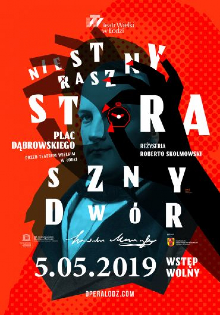 Plakat spektaklu „Niestraszny Straszny Dwór”. Źródło: Teatr Wielki w Łodzi