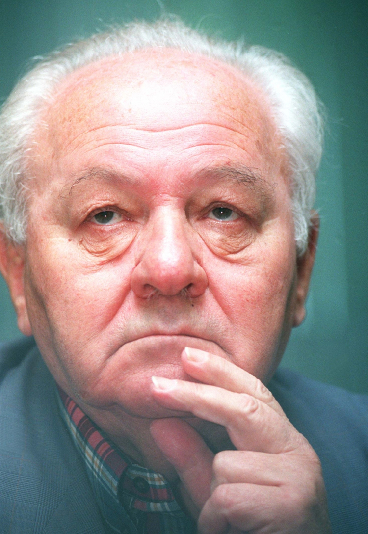 Gustaw Herling-Grudziński, 1997 r. Fot. PAP/C. Pecold