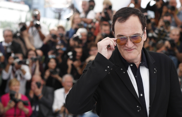 Cannes, 22 05 2019 r. Quentin Tarantino podczas 72. Festiwalu Filmowego w Cannes. Fot. PAP/EPA/G. Horcajuelo