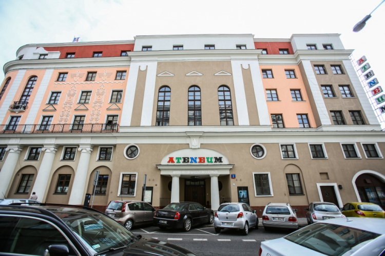 Gmach Teatru Ateneum im. Stefana Jaracza w Warszawie, 2016 r. Fot. PAP/L. Szymański
