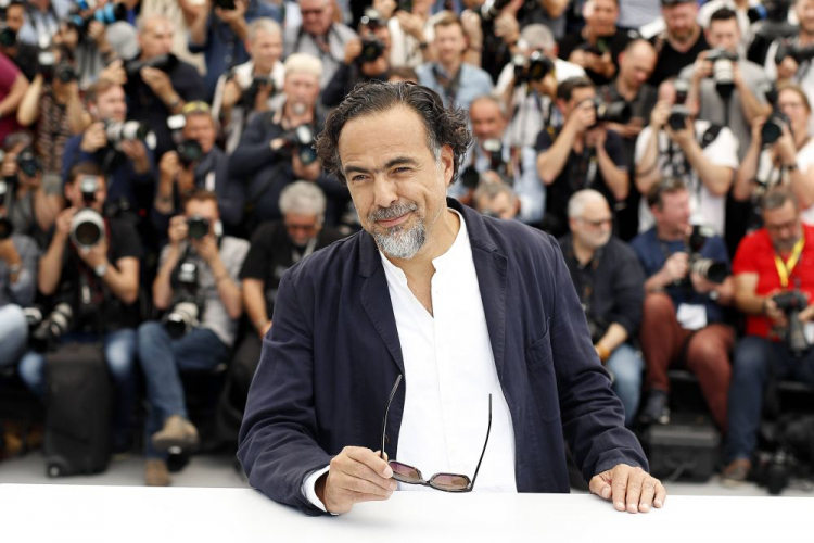 Alejandro González Iñárritu, przewodniczący jury konkursu głównego 72. Międzynarodowego Festiwalu Filmowego w Cannes. Fot. PAP/EPA/S. Nogier 