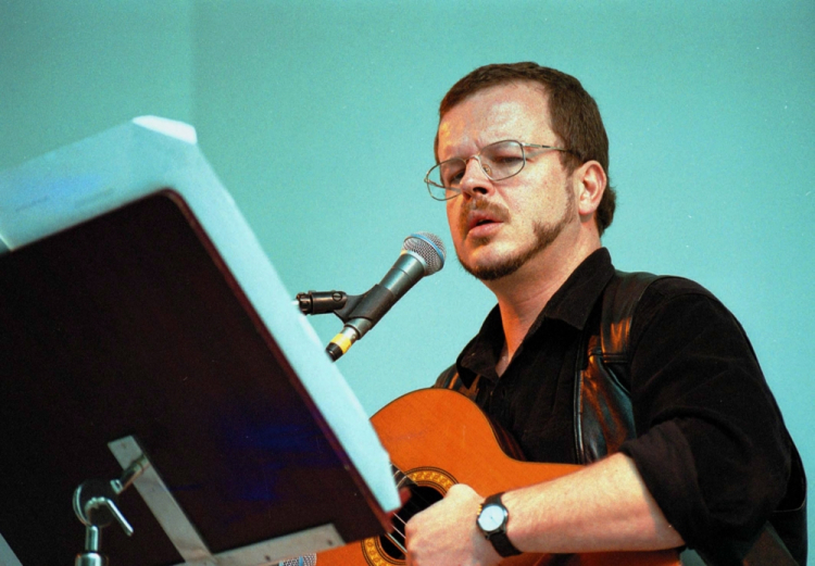 Jacek Kaczmarski, 2000 r. Fot. PAP/P. Polak