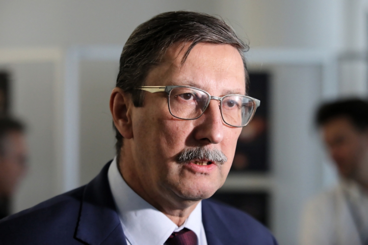 Prof. Jan Żaryn. Fot. PAP/L. Szymański