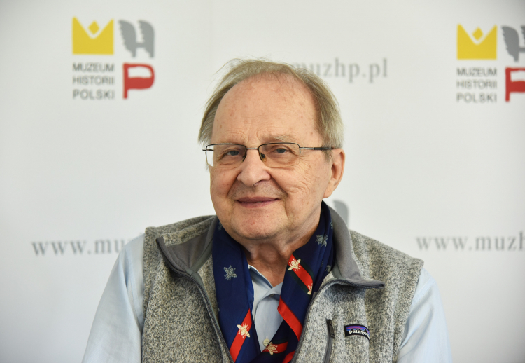 Andrzej Sulima Kamiński, profesor na Georgetown University w Waszyngtonie, pomysłodawca projektu „Przywracanie zapomnianej historii. Wyobrażenia o Europie Środkowo-Wschodniej w anglojęzycznych podręcznikach akademickich”. Źródło: MHP/Małgorzata Kowalczyk