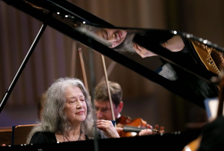 Bukareszt 2017 r. Martha Argerich. Fot. PAP/EPA