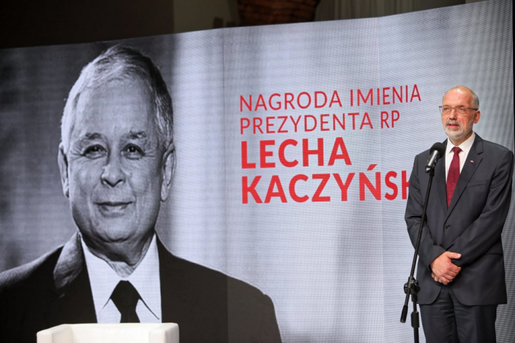 Warszawa, 09.06.2019. Historyk Andrzej Nowak laureat Nagrody im. Prezydenta Lecha Kaczyńskiego.  PAP/L. Szymański