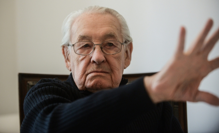 Andrzej Wajda, 2016 r. Fot. PAP/J. Kamiński