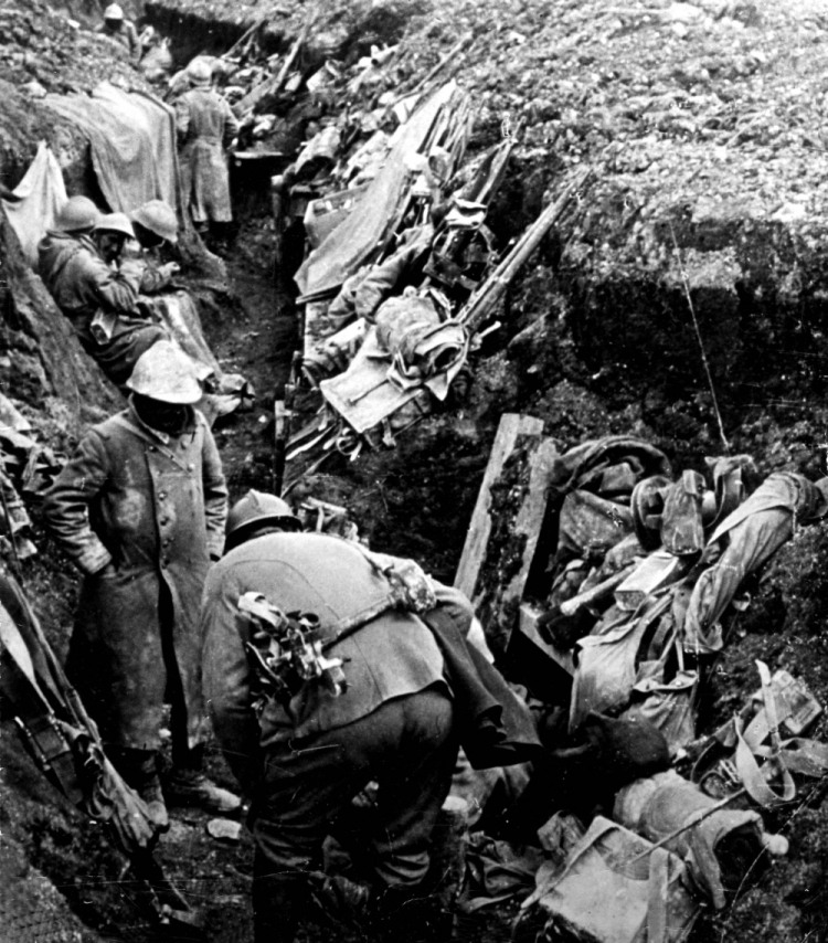 1916 r. Bitwa pod Verdun. Data dokładna nieznana. PAP/Photoshot