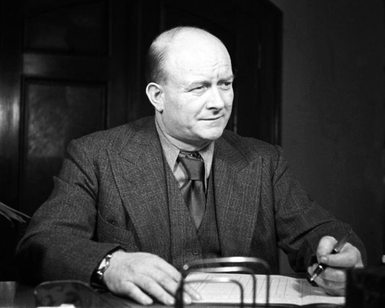 1947 r. Stanisław Mikołajczyk, wicepremier i minister rolnictwa w Tymczasowym Rządzie Jedności Narodowej. Fot. PAP/CAF-archiwum
