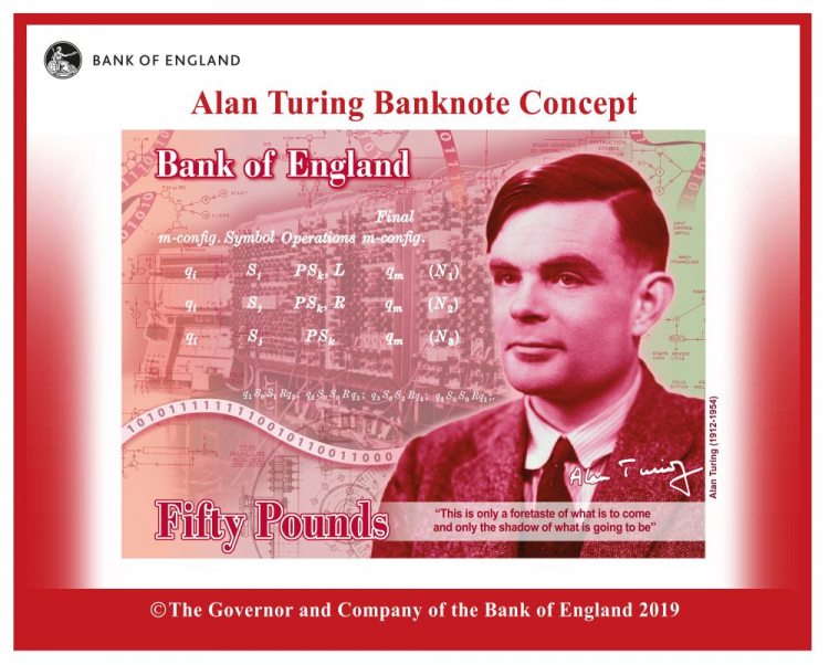 Nowy banknot 50-funtowy. Fot. PAP/EPA