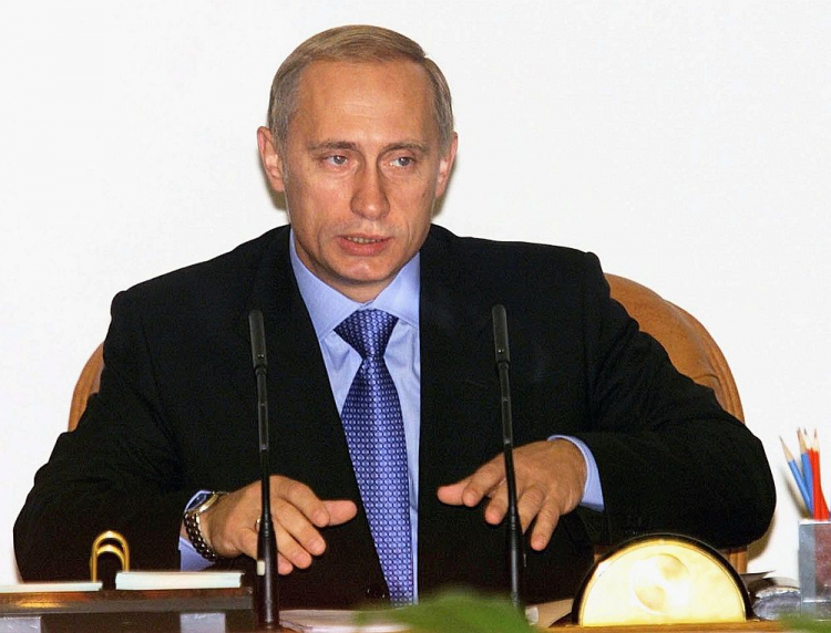 Premier Rosji Władimir Putin. 08.1999. Fot. PAP/EPA
