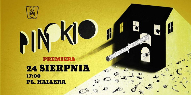 Premiera plenerowego spektaklu „Pinokio” w reż. Michała Derlatki w Warszawie