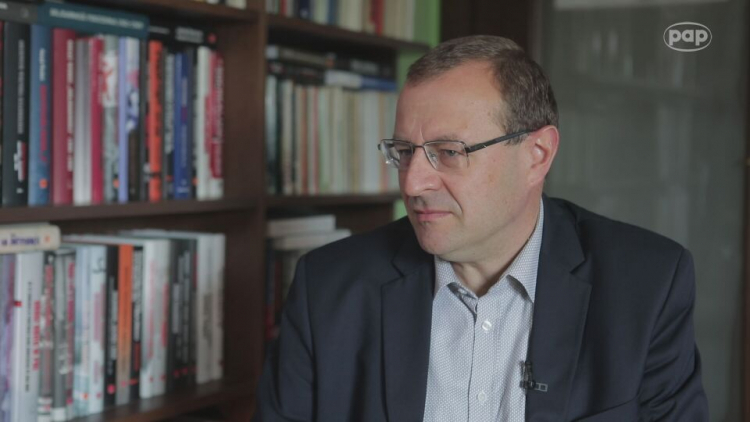 Prof. Antoni Dudek. Fot. Serwis Wideo PAP