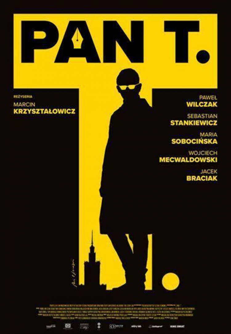 Plakat filmu „Pan T.” w reż. Marcina Krzyształowicza