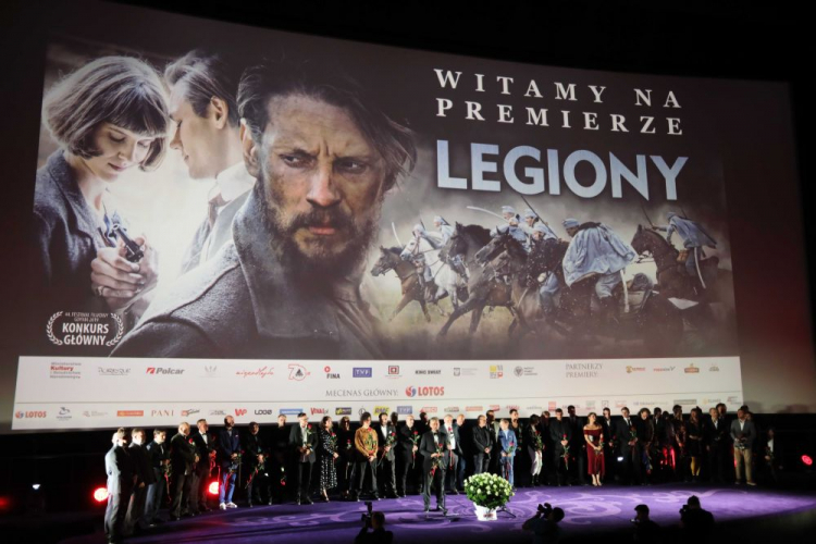 Warszawa, 16.09.2019. Premiera filmu "Legiony", w reżyserii Dariusza Gajewskiego. PAP/W. Olkuśnik