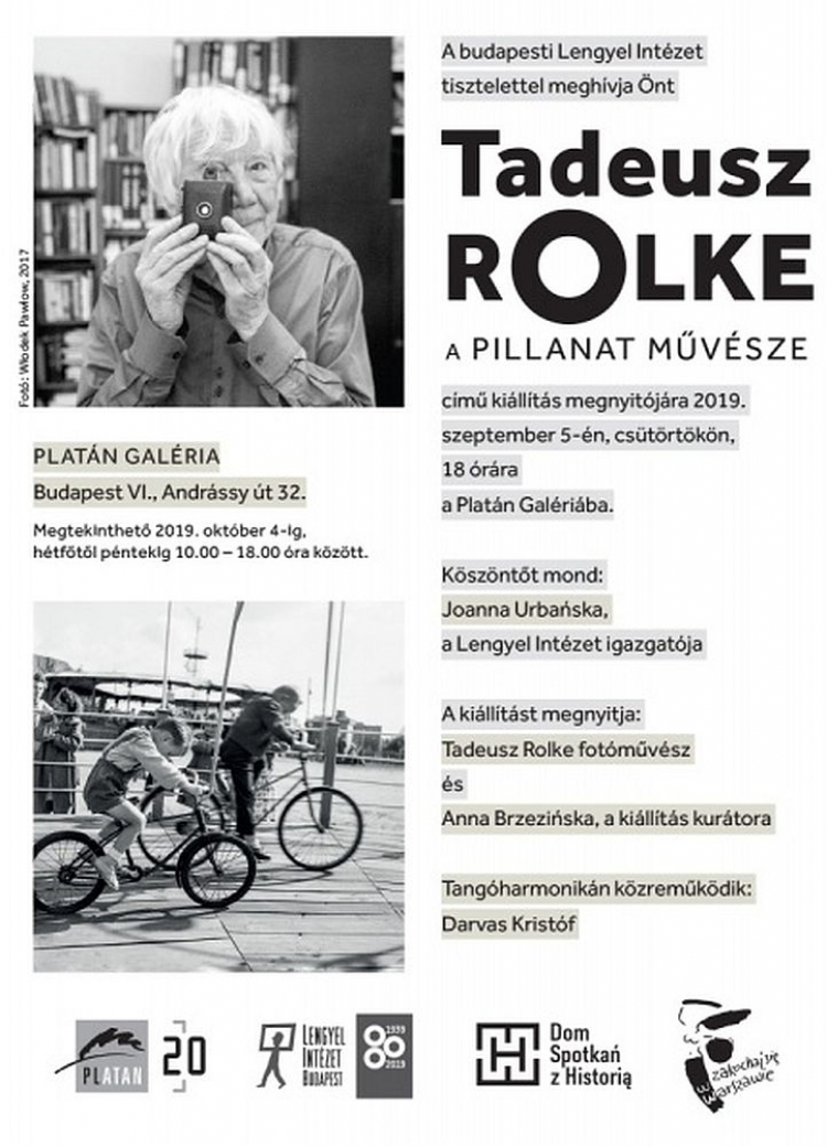 Wystawa „Tadeusz Rolke. Fotografia momentu” w galerii Platan w Budapeszcie