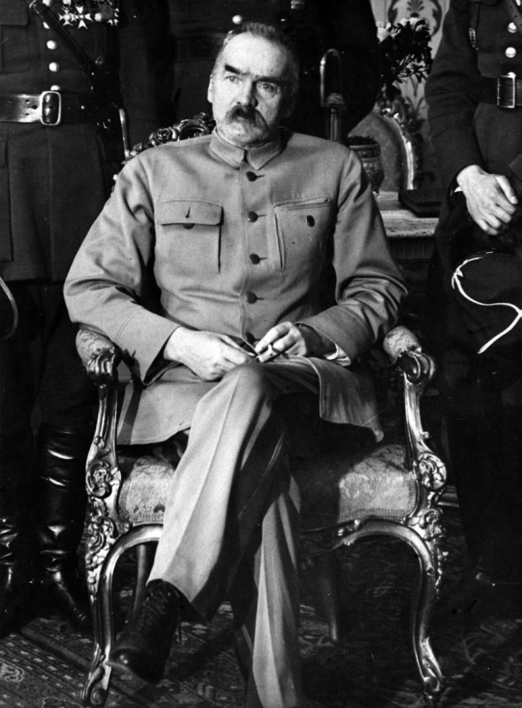 1930. Marszałek Polski Józef Piłsudski. Fot. PAP/CAF-reprodukcja