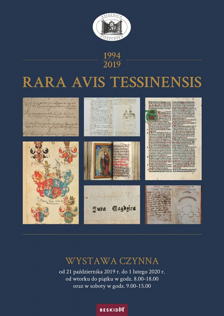 Wystawa „Rara avis Tessinensis” w Książnicy Cieszyńskiej