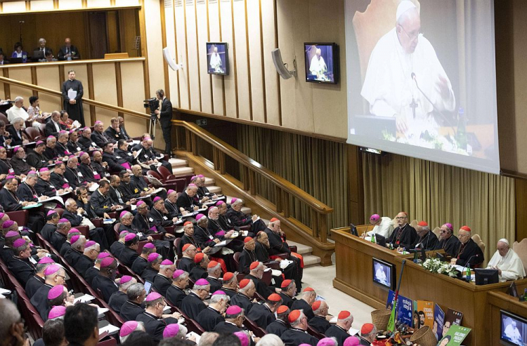 Papież Franciszek otwiera synod biskupów nt. Amazonii. 07.10.2019. Fot. PAP/EPA