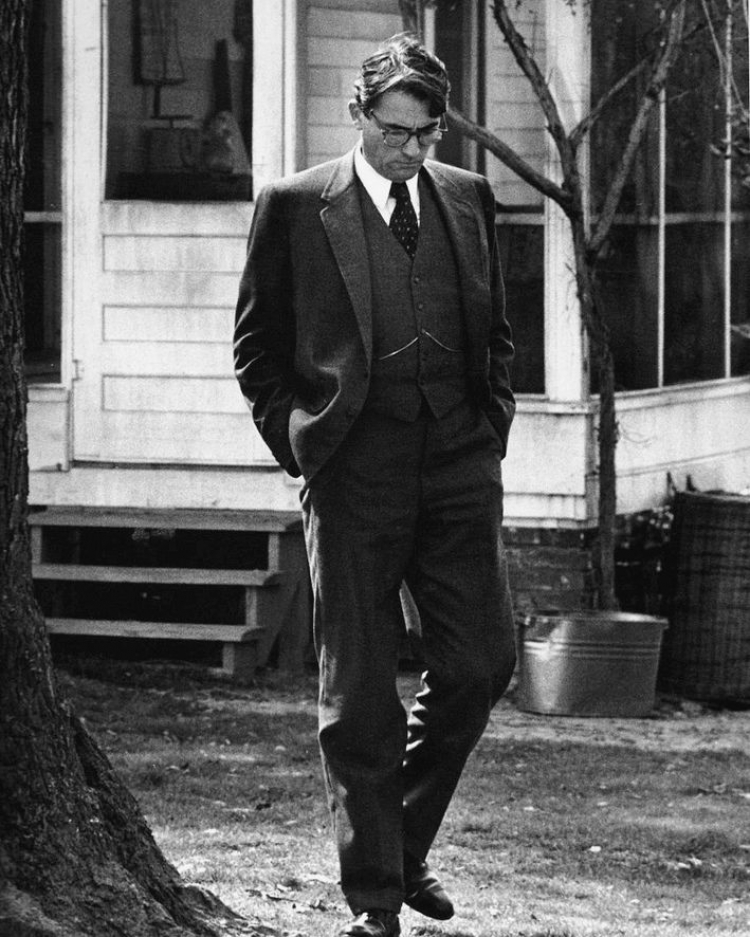 Gregory Peck jako Atticus Finch. Źródło: Wikimedia Commons