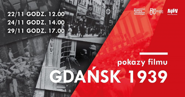 Pokazy filmu dokumentalnego „Gdańsk 1939” w Muzeum II Wojny Światowej w Gdańsku