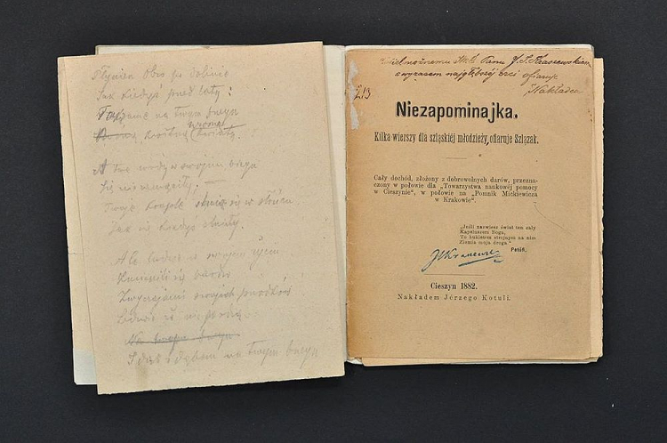 Rękopis pieśni Jana Kubisza „Do Olzy!”. Fot. Książnica Cieszyńska Rękopis pieśni Jana Kubisza „Do Olzy!”. Fot. Książnica Cieszyńska