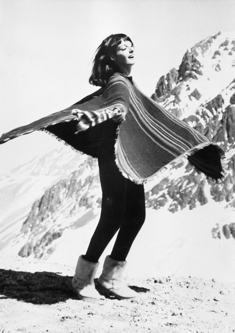 Marie Laforet. 1960 r. Fot. PAP/CAF/Reprodukcja