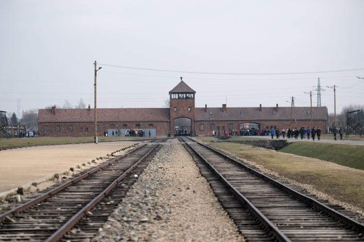 Brzezinka, 15.02.2019. Teren byłego obozu Auschwitz II-Birkenau w Brzezince. Fot. PAP/A. Grygiel
