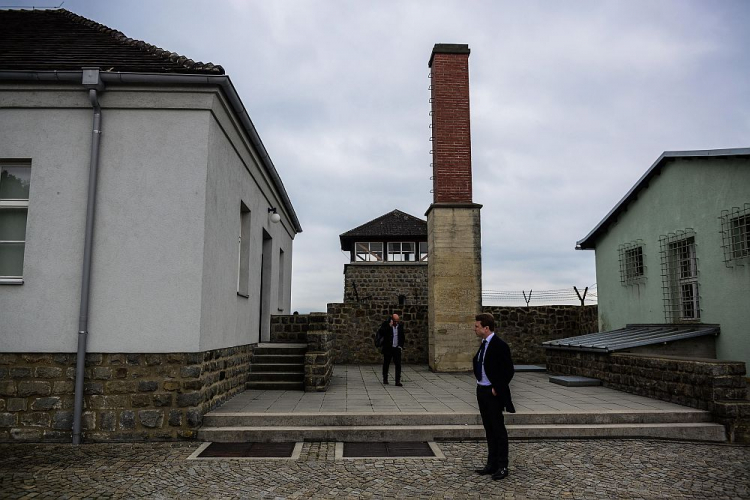 Pozostałości byłego niemieckiego obozu koncentracyjnego KZ-Mauthausen-Gusen na terenie Gusen. 2017 r. Fot. PAP/J. Kamiński