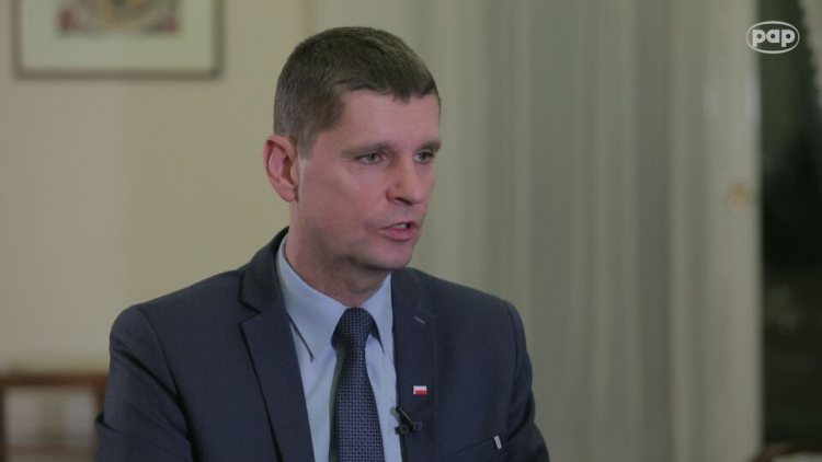 Minister edukacji narodowej Dariusz Piontkowski. Źródło: Serwis Wideo PAP