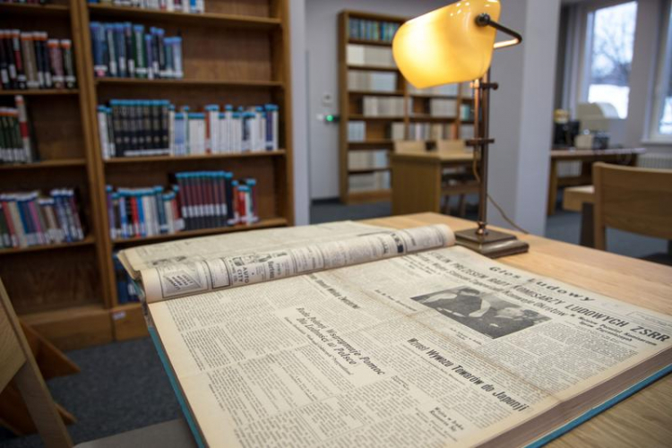 Czytelnia Zbiorów Historii Społecznej Biblioteki Sejmowej. Fot. Kancelaria Sejmu