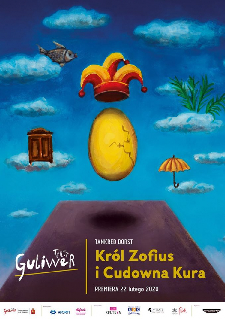 Spektakl „Króla Zofiusa i Cudownej Kury” w warszawskim Teatrze Lalek Guliwer