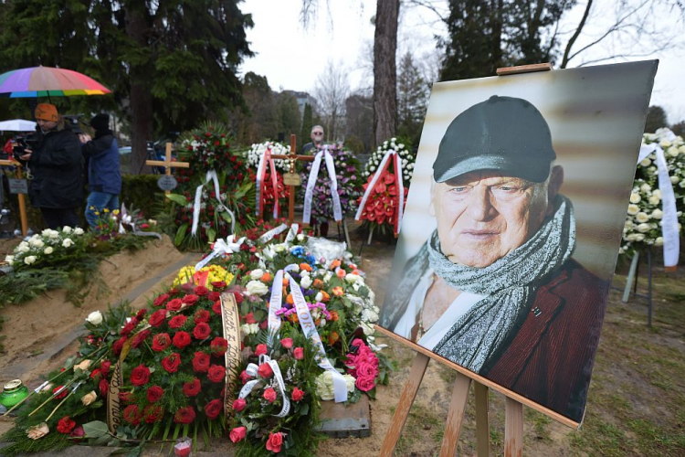 Uroczystości pogrzebowe Jerzego Gruzy na Powązkach Wojskowych w Warszawie. Fot. PAP/M. Obara