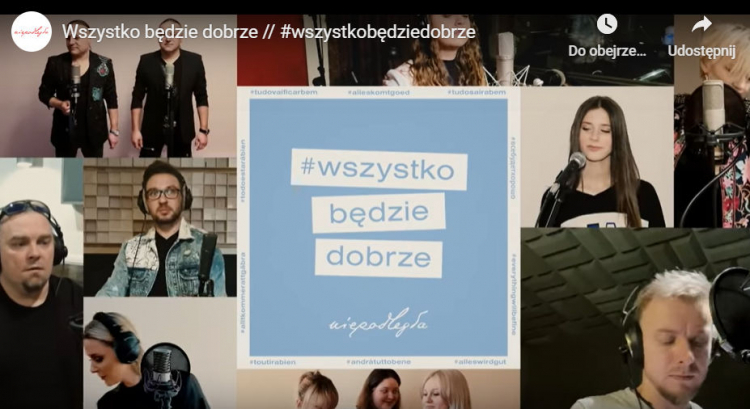 "Wszystko będzie dobrze" - polscy artyści wraz z "Niepodległą" dodają otuchy poprzez muzykę