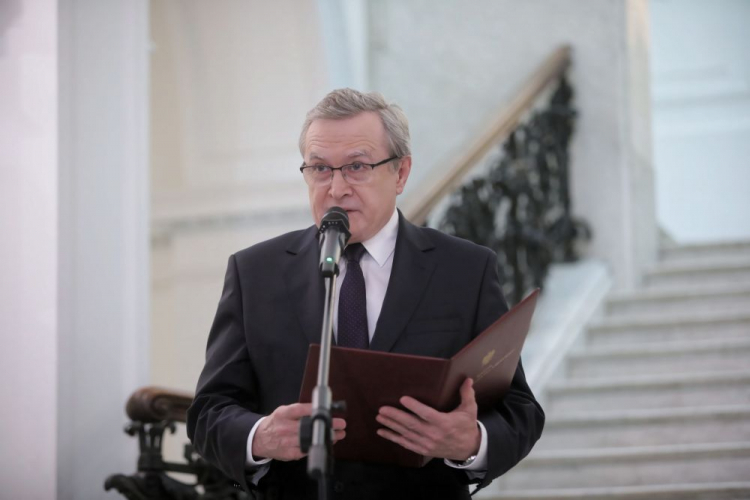 Wicepremier, minister kultury i dziedzictwa narodowego Piotr Gliński. Fot. PAP/W. Olkuśnik