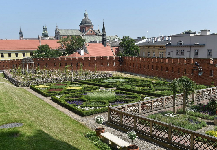 Ogrody królewskie na Wawelu. 2015 r. Fot. PAP/J. Bednarczyk
