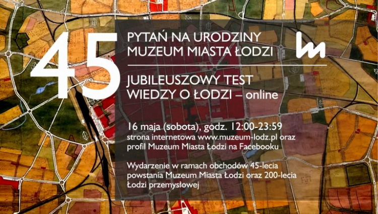 Jubileuszowy test wiedzy o Łodzi