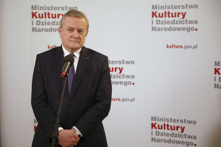 Wicepremier, minister kultury Piotr Gliński. Fot. PAP/W. Olkuśnik