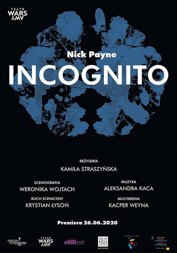Premiera spektaklu „Incognito” Nicka Payne'a w Teatrze WARSawy
