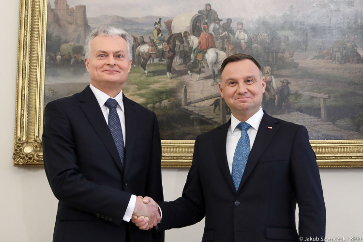 Prezydenci Andrzej Duda i Gitanas Nausėda. Źródło: Prezydent.pl