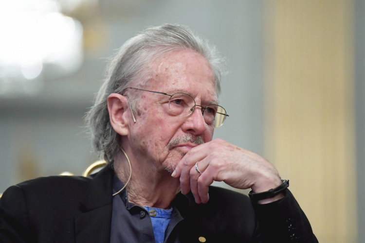 Sztokholm 6.12.2019 Peter Handke. Fot. PAP/EPA