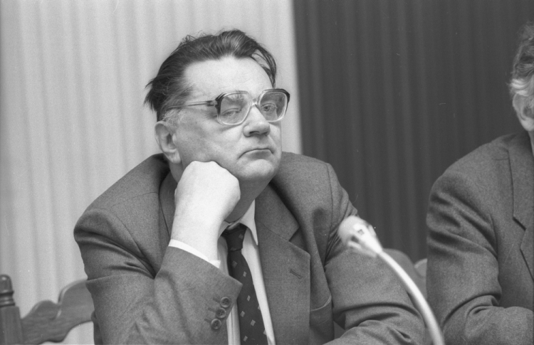Jan Olszewski, 1991 r. Fot. PAP/A. Urbanek