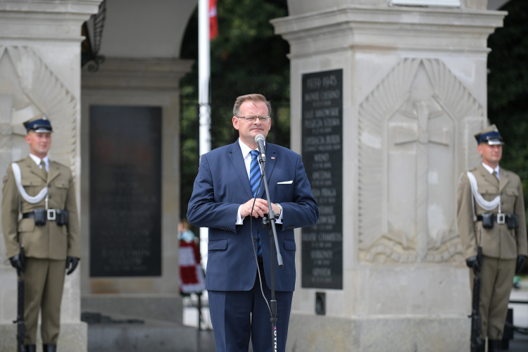 Szef Urzędu do Spraw Kombatantów i Osób Represjonowanych Jan Józef Kasprzyk. Fot. PAP/M. Obara