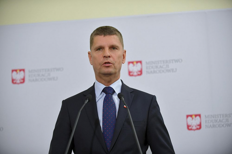 Minister edukacji narodowej Dariusz Piontkowski. Fot. PAP/M. Obara