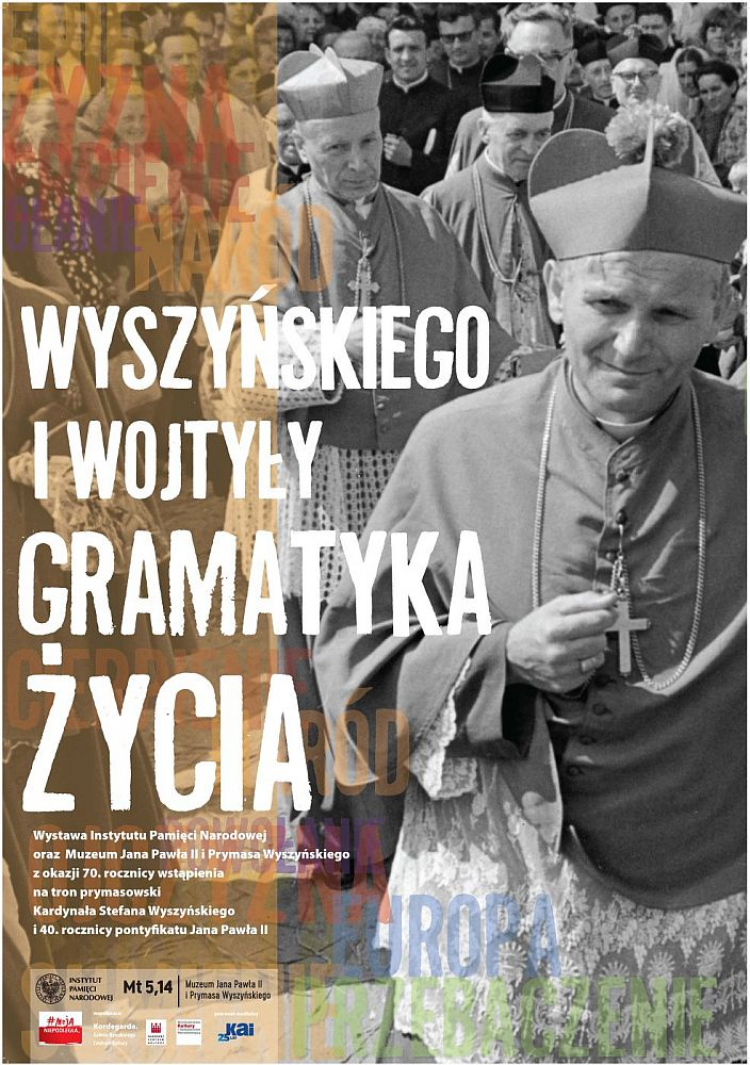 Wystawa „Wyszyńskiego i Wojtyły gramatyka życia”. Źródło: IPN